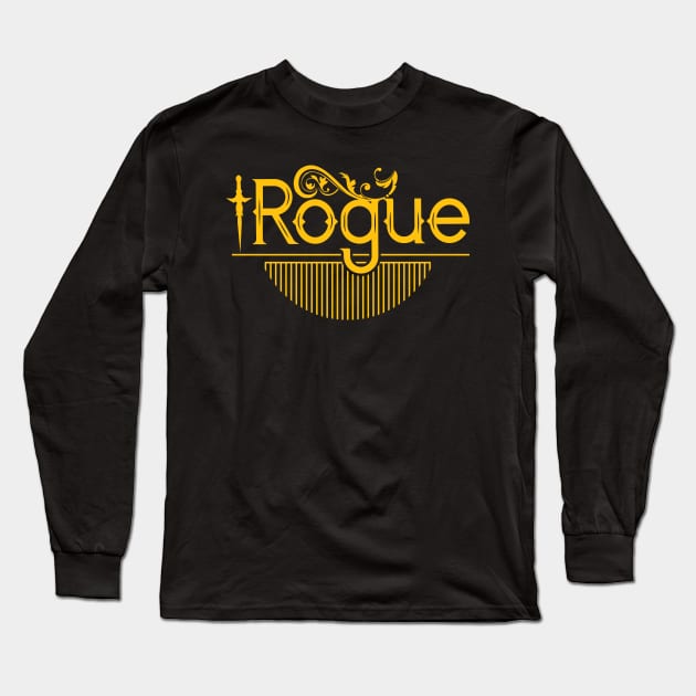 Rogue Class RPG Long Sleeve T-Shirt by Shadowisper